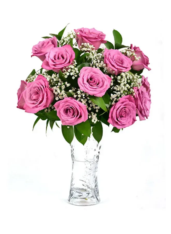 Pure Pink flower vase